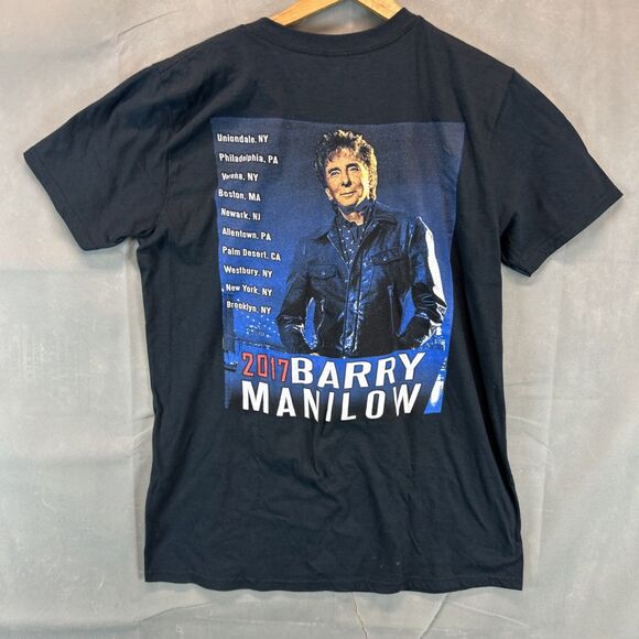 Barry Manilow Live Concert 2017 Tour T Shirt Size Medium NGC Used Legend Music - Picture 4 of 7
